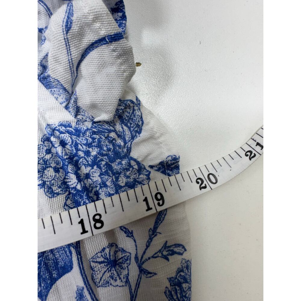 Umgee Tiered Floral Midi Dress Women’s Sz M Cottage Core V Neck Summer - Picture 4 of 10